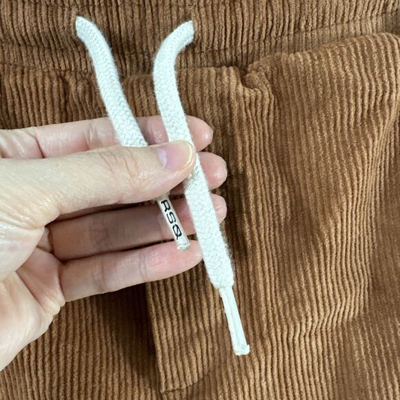 RSQ Corduroy Copper Drawstring Pull On Shorts Mens Size XS Pockets Fall Casual - Picture 5 of 8